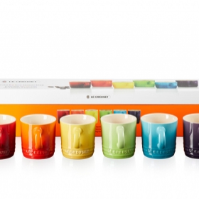 Ustensiles de cuisine publicitaires - SET 6 COQUETIERS ARC EN CIEL - 1