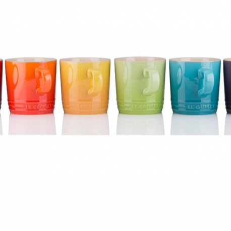 Autres mugs publicitaires - SET 6 MUGS 350ML ARC EN CIEL