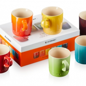 Autres mugs publicitaires - SET 6 MUGS 350ML ARC EN CIEL - 1