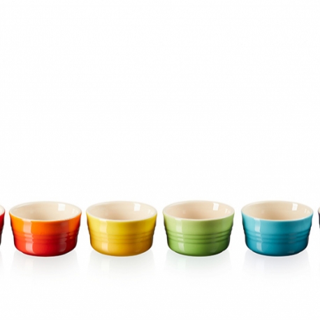 Autres mugs publicitaires - SET 6 MINI RAMEQUINS ARC EN CIEL