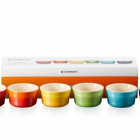 Autres mugs publicitaires - SET 6 MINI RAMEQUINS ARC EN CIEL - 1