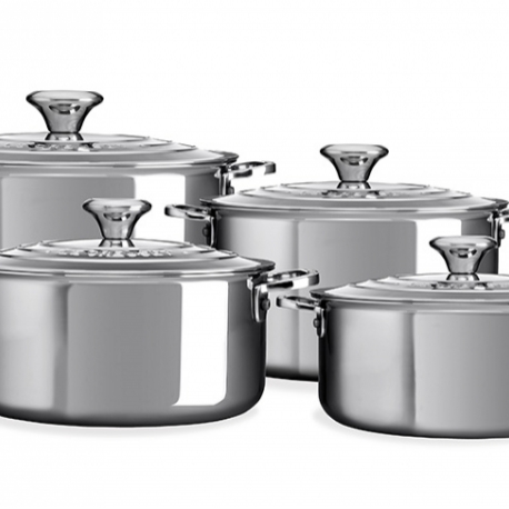 Advertising Aluminum forged - INOX SIG 4 PIECE SET (COCOTTE 18/20/24, COCOTTE BASSE 20)