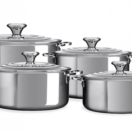 Les forgées en aluminium publicitaires - INOX SIG 4 PIECE SET (COCOTTE 18/20/24, COCOTTE BASSE 20)