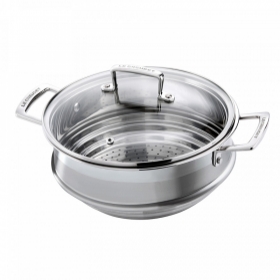 Inox signature - INOX CLASSIQUE CUIT VAPEUR ADAPTABLE 20 22 24 CM