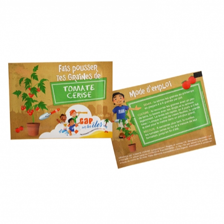 Sachet graine publicitaires - Sachet de Graines 60x80 mm Standard