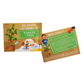 Sachet graine - Sachet de Graines 60x80 mm Standard
