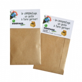 Advertising Seed bag - Sachet de Graines Kraft - 2