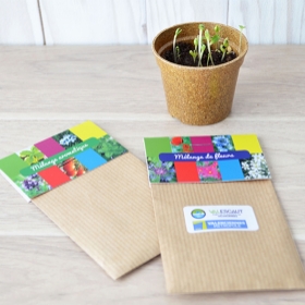 Advertising Seed bag - Sachet de Graines Kraft Standard - 0