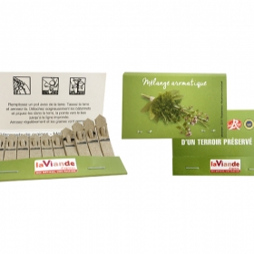 Advertising Planting kit - Pochette 10 bâtonnets - 2