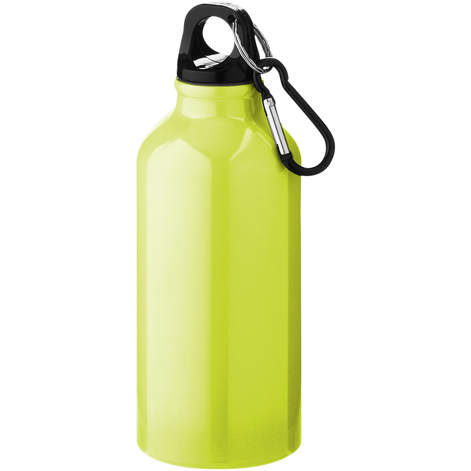 Bouteille d'eau Oregon de 400 ml en aluminium avec mousqueton