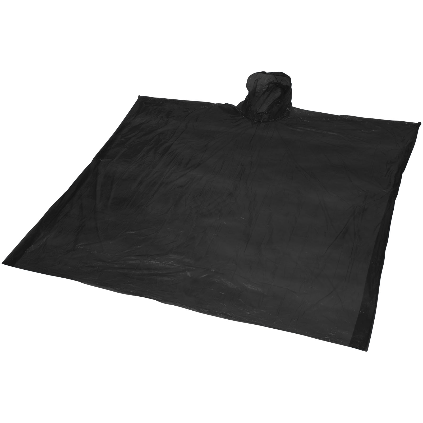 Rain Ponchos - Ziva disposable rain poncho with storage pouch