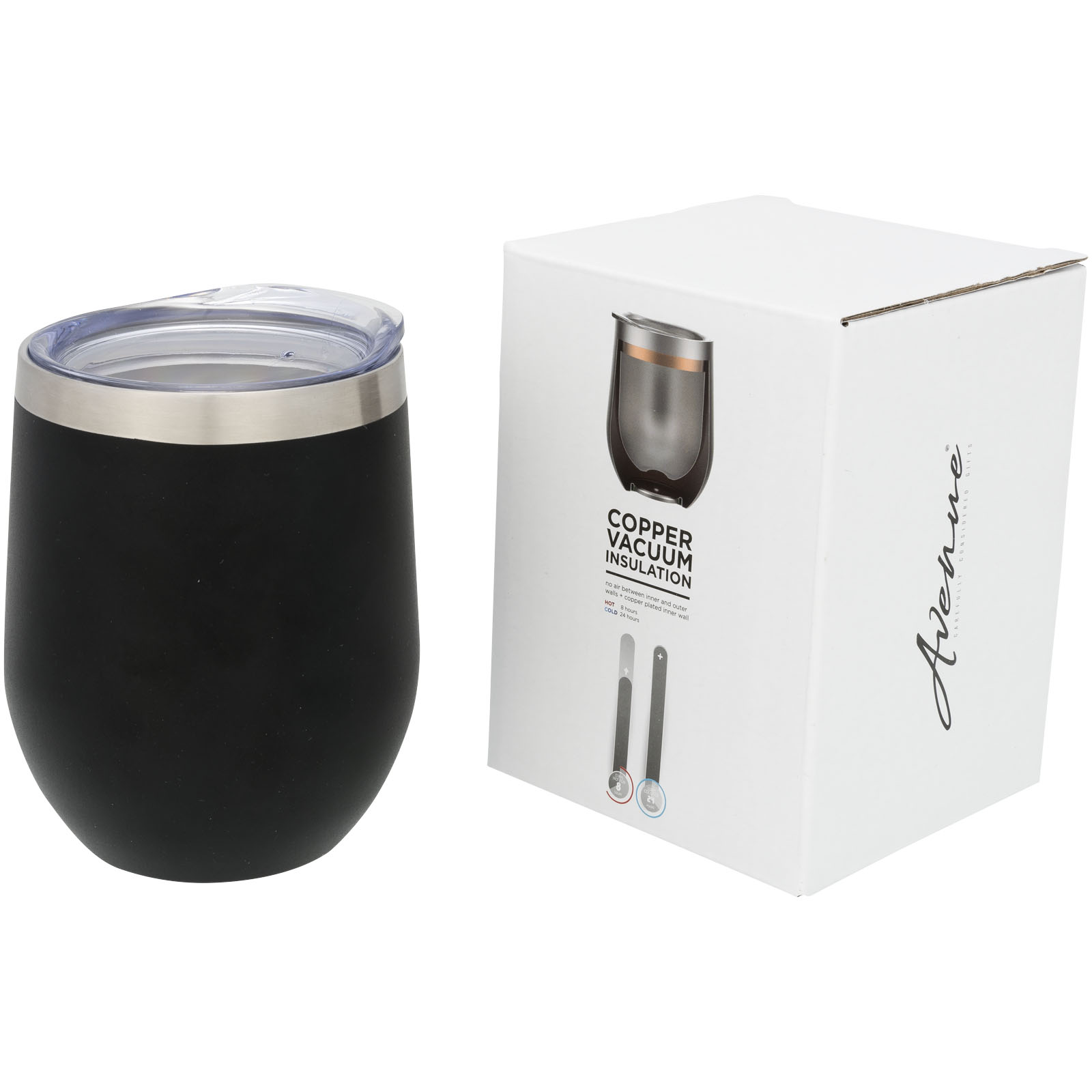 Insulated mugs - Corzo 350 ml copper vacuum insulated cup