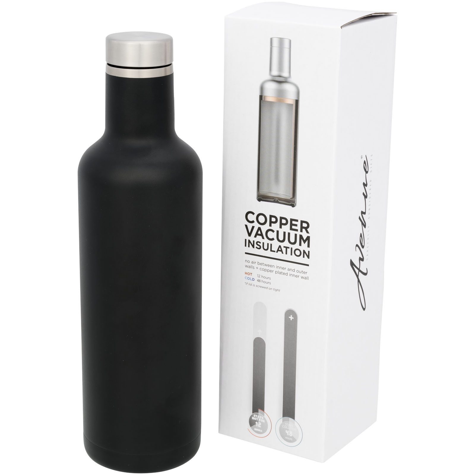 Advertising Insulated bottles - Pinto 750 ml copper vacuum insulated bottle - 0