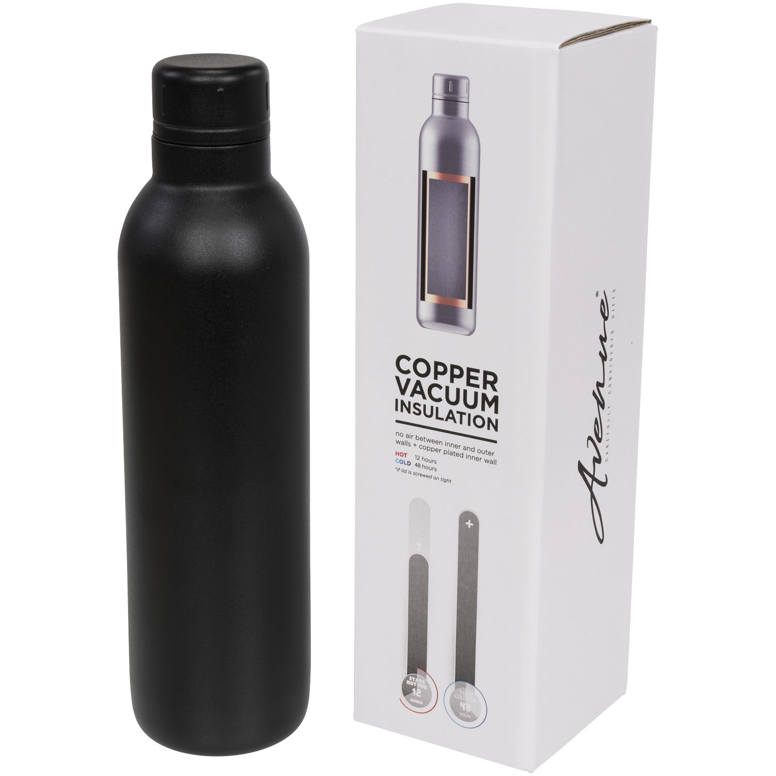 Drinkware - Bouteille de sport de 510ml avec isolation par le vide et couche de cuivre Thor