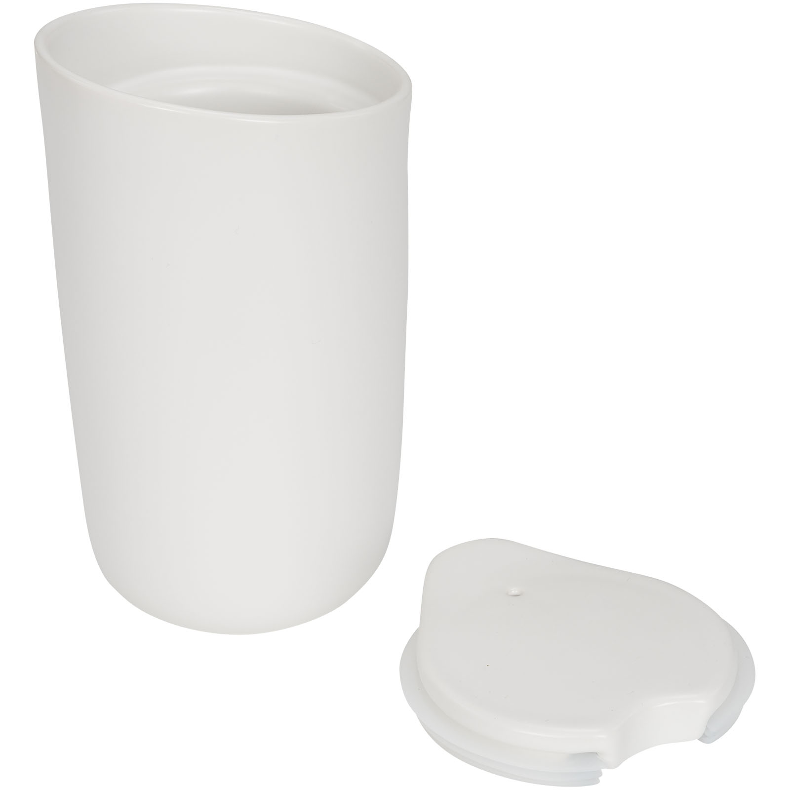 Mugs pour voyager publicitaires - Gobelet en céramique à double paroi de 410ml Mysa - 3