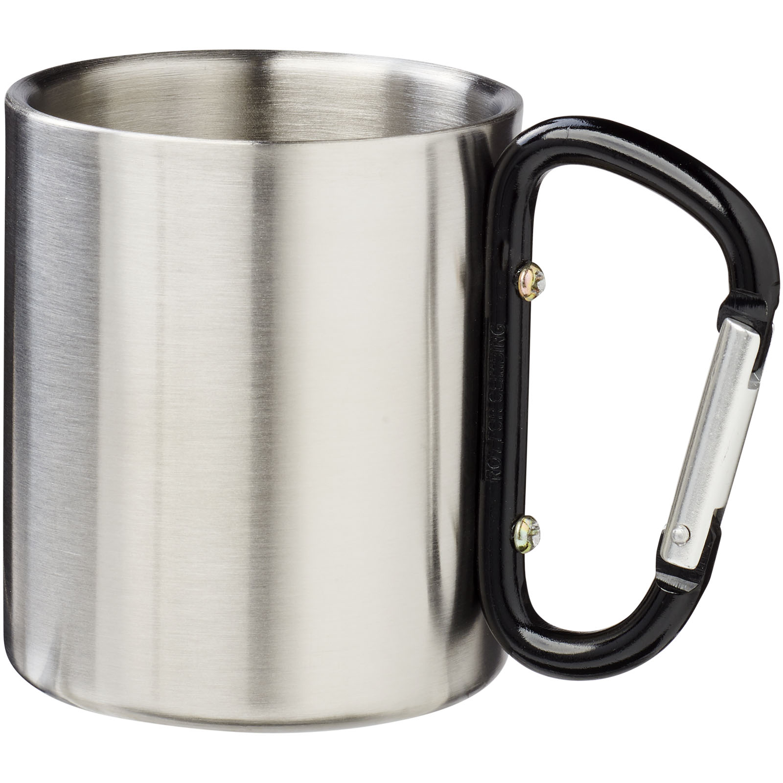 Mugs isothermes publicitaires - Mug isolant Alpes avec mousqueton 200ml