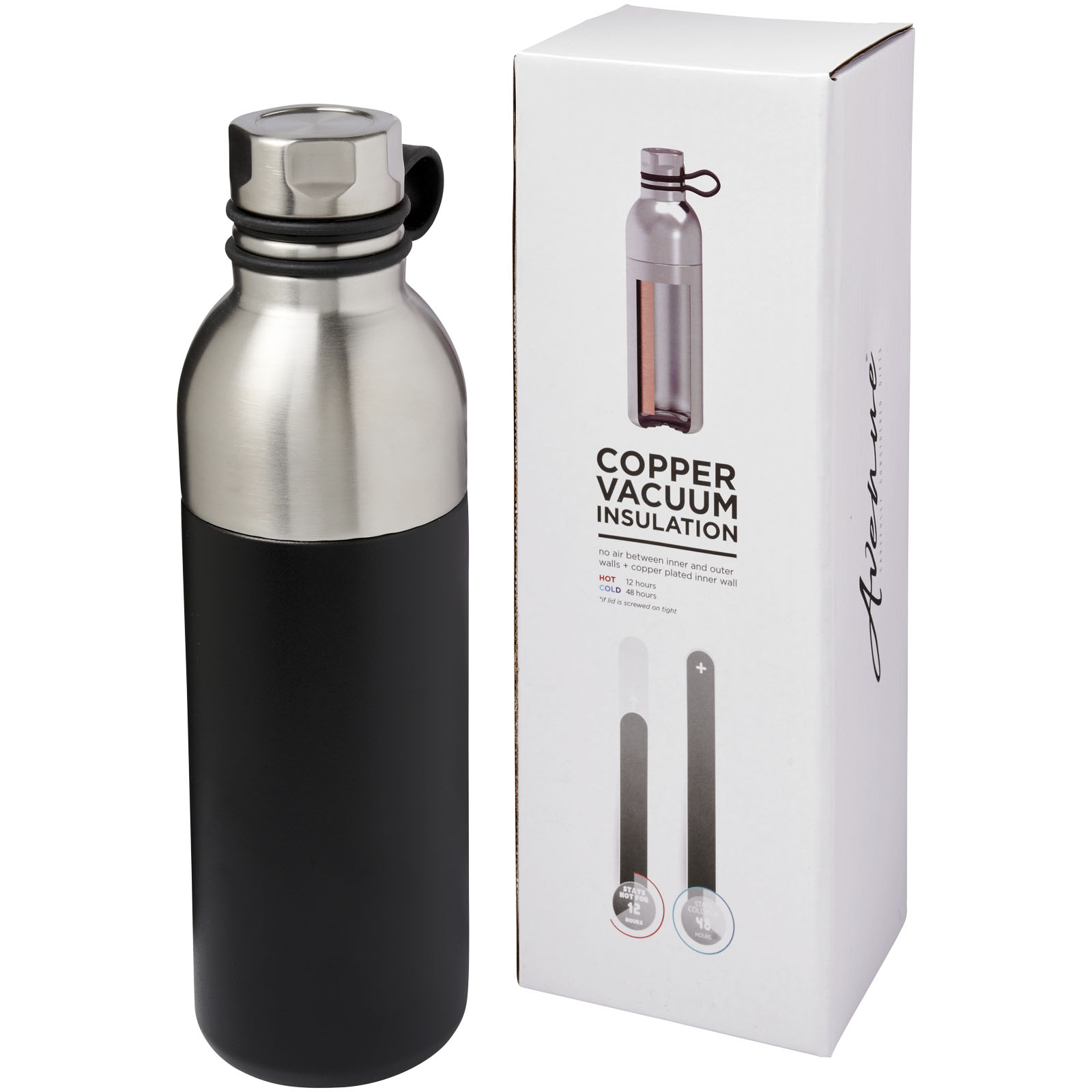 Drinkware - Bouteille de sport 590ml avec isolation par le vide et couche de cuivre Koln