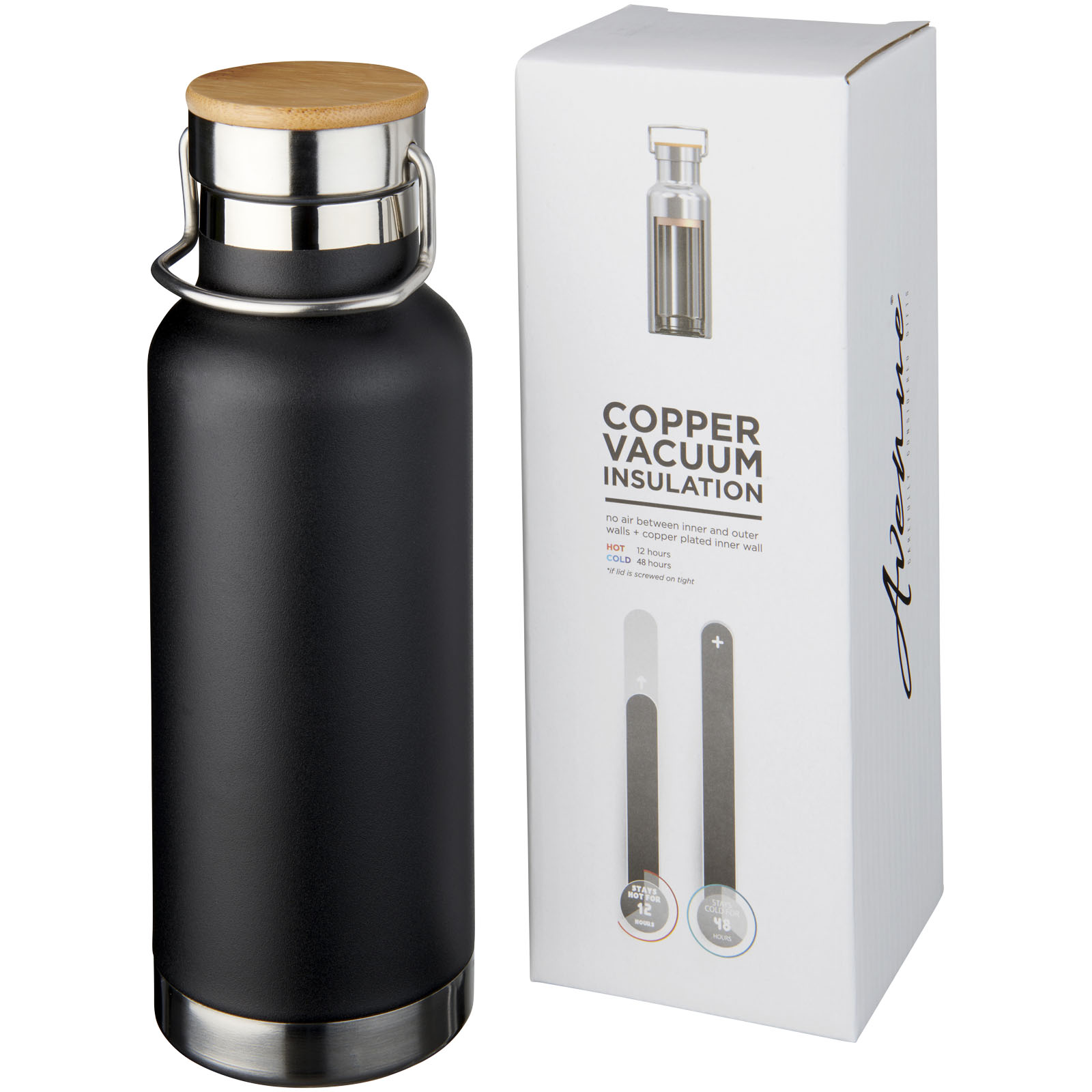 Insulated bottles - Thor 480 ml copper vacuum insulated water bottle