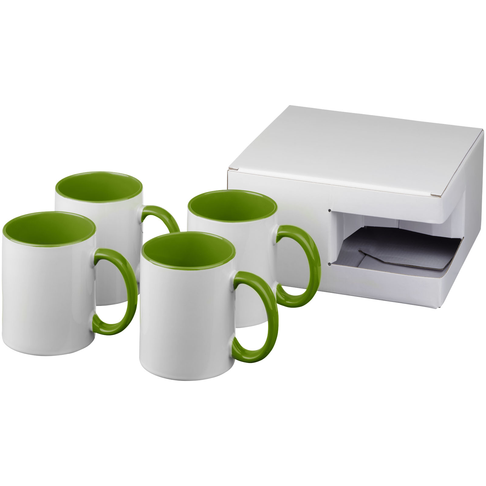 Drinkware - Ceramic sublimation mug 4-pieces gift set