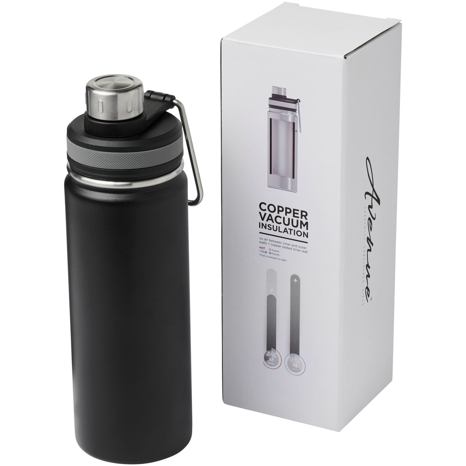 Advertising Insulated bottles - Gessi 590 ml copper vacuum insulated sport bottle - 0
