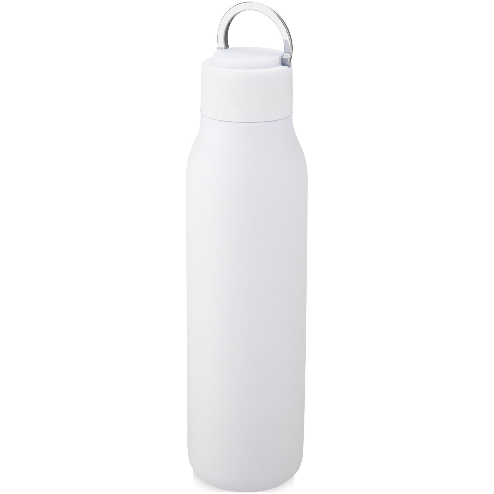 Advertising Insulated bottles - Marka 600 ml copper vacuum insulated bottle with metal loop - 5