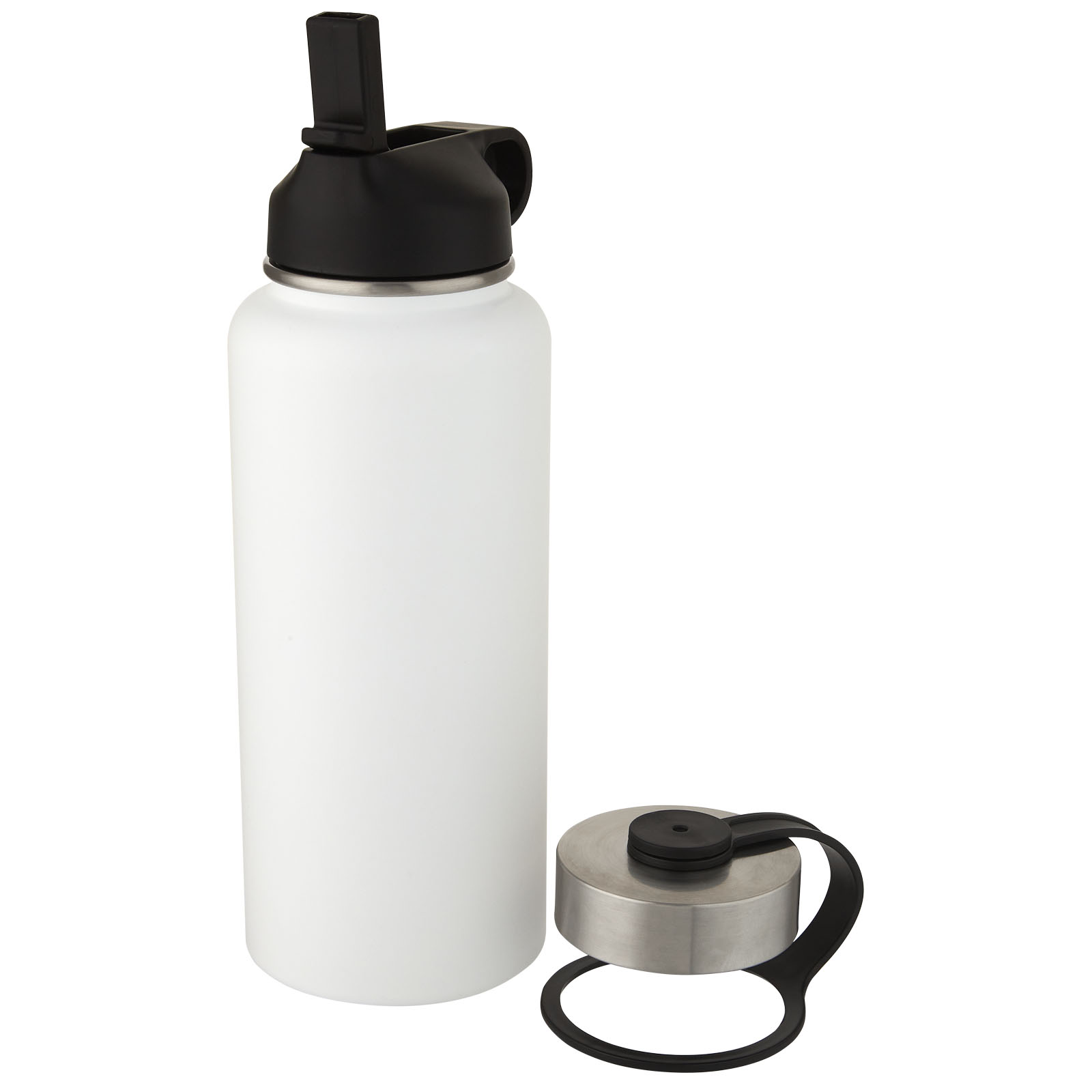 Advertising Insulated bottles - Supra 1 L copper vacuum insulated sport bottle with 2 lids - 2