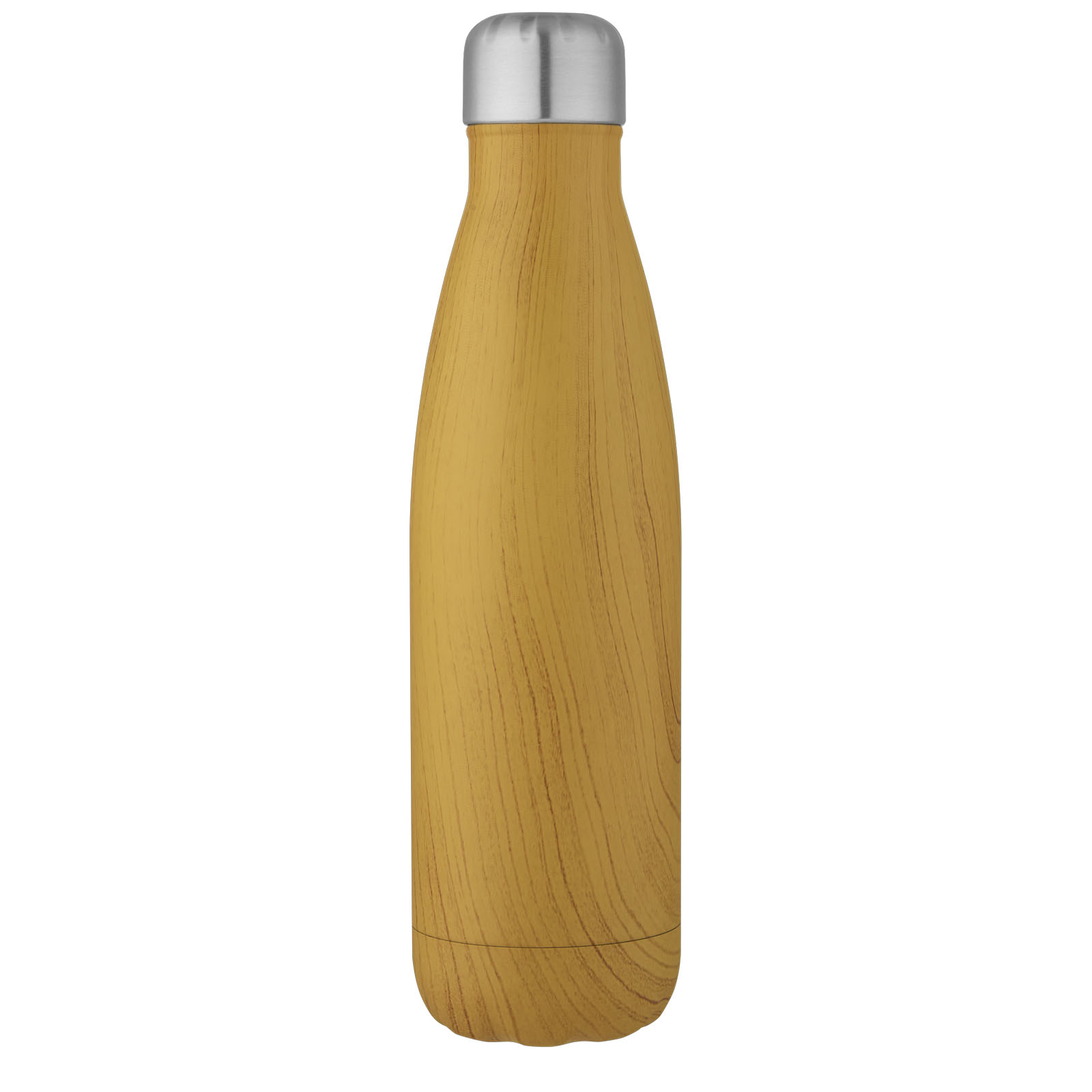 Advertising Insulated bottles - Cove 500 ml vacuum insulated stainless steel bottle with wood print - 2