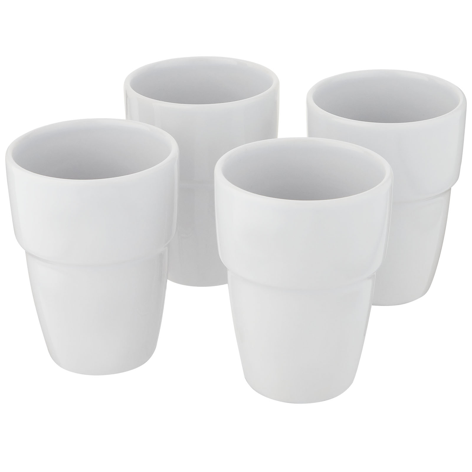 Coffret cadeau publicitaires - Coffret cadeau Staki de 4 mugs empilables 280 ml - 4