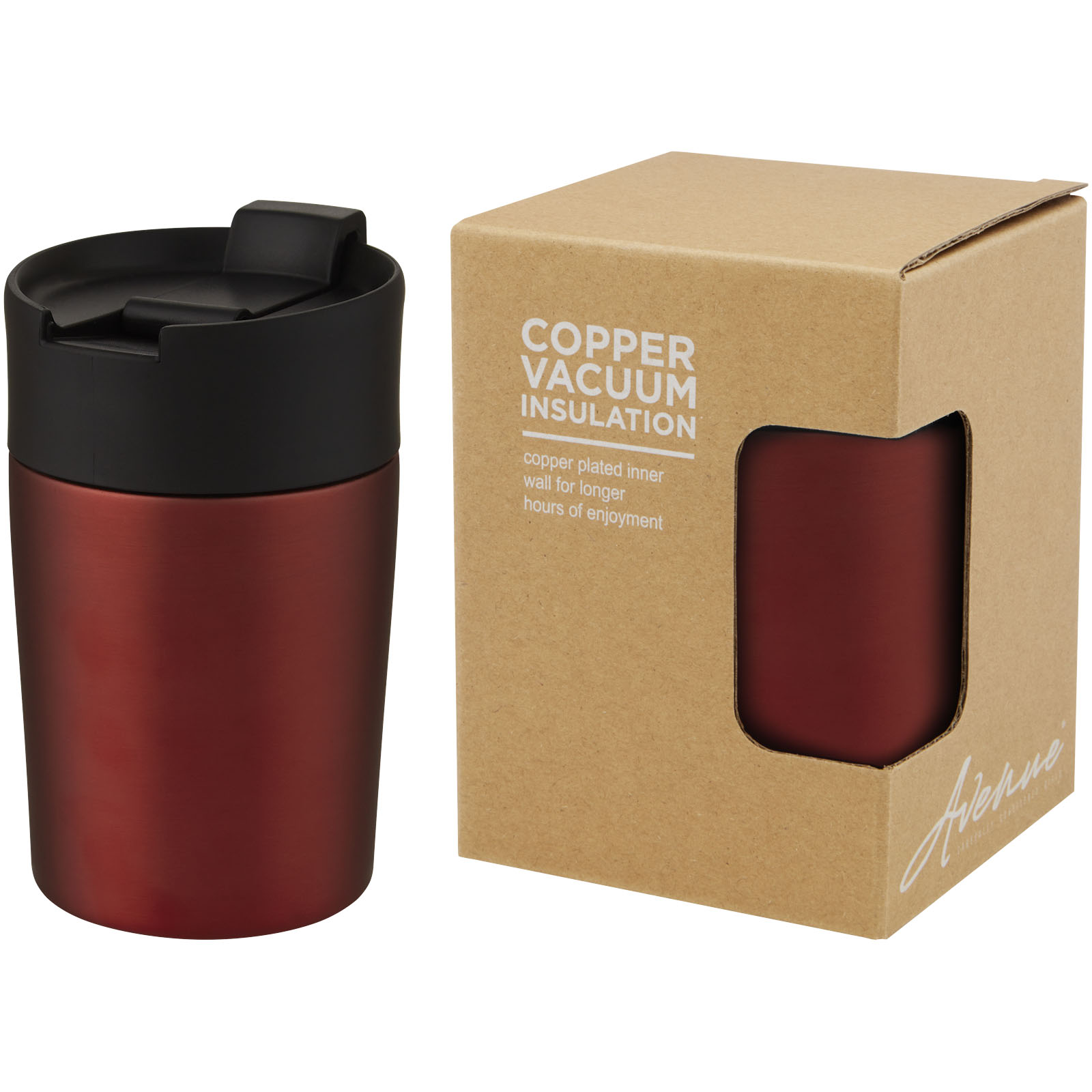 Advertising Insulated mugs - Jetta 180 ml copper vacuum insulated tumbler - 0