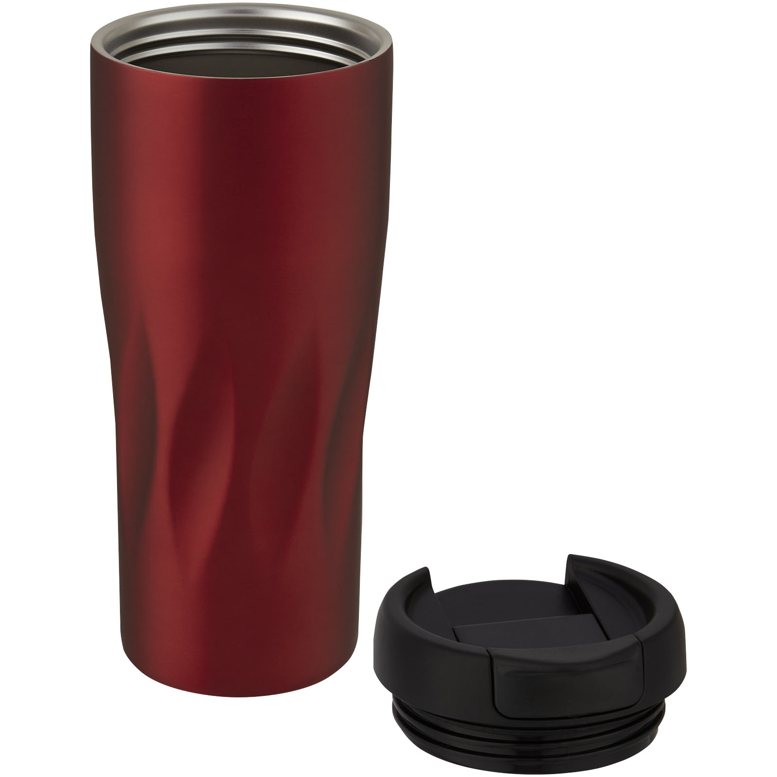 Advertising Insulated mugs - Waves 450 ml copper vacuum insulated tumbler - 2