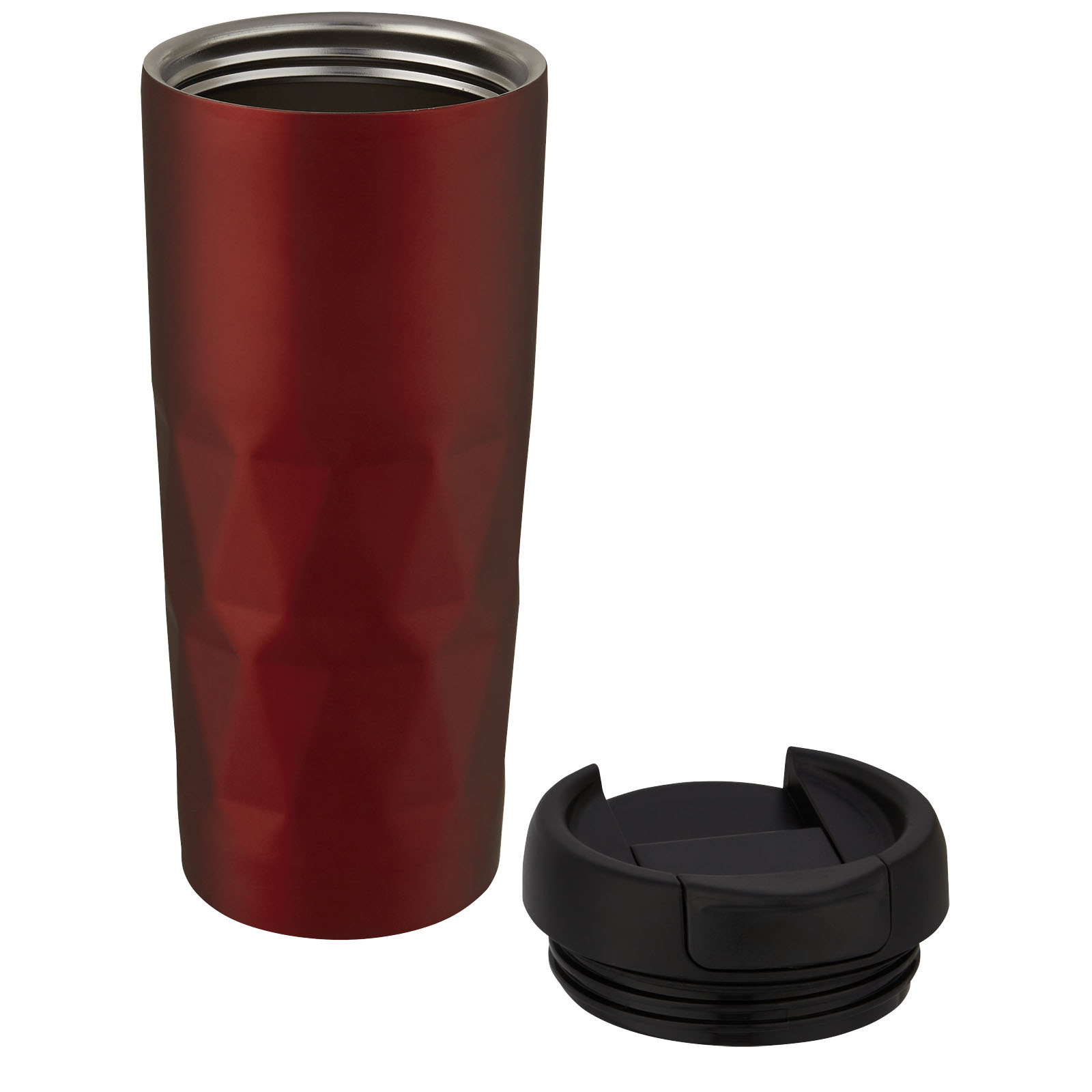 Mugs isothermes publicitaires - Gobelet Prism de 450 ml avec isolation par le vide et couche de cuivre - 2