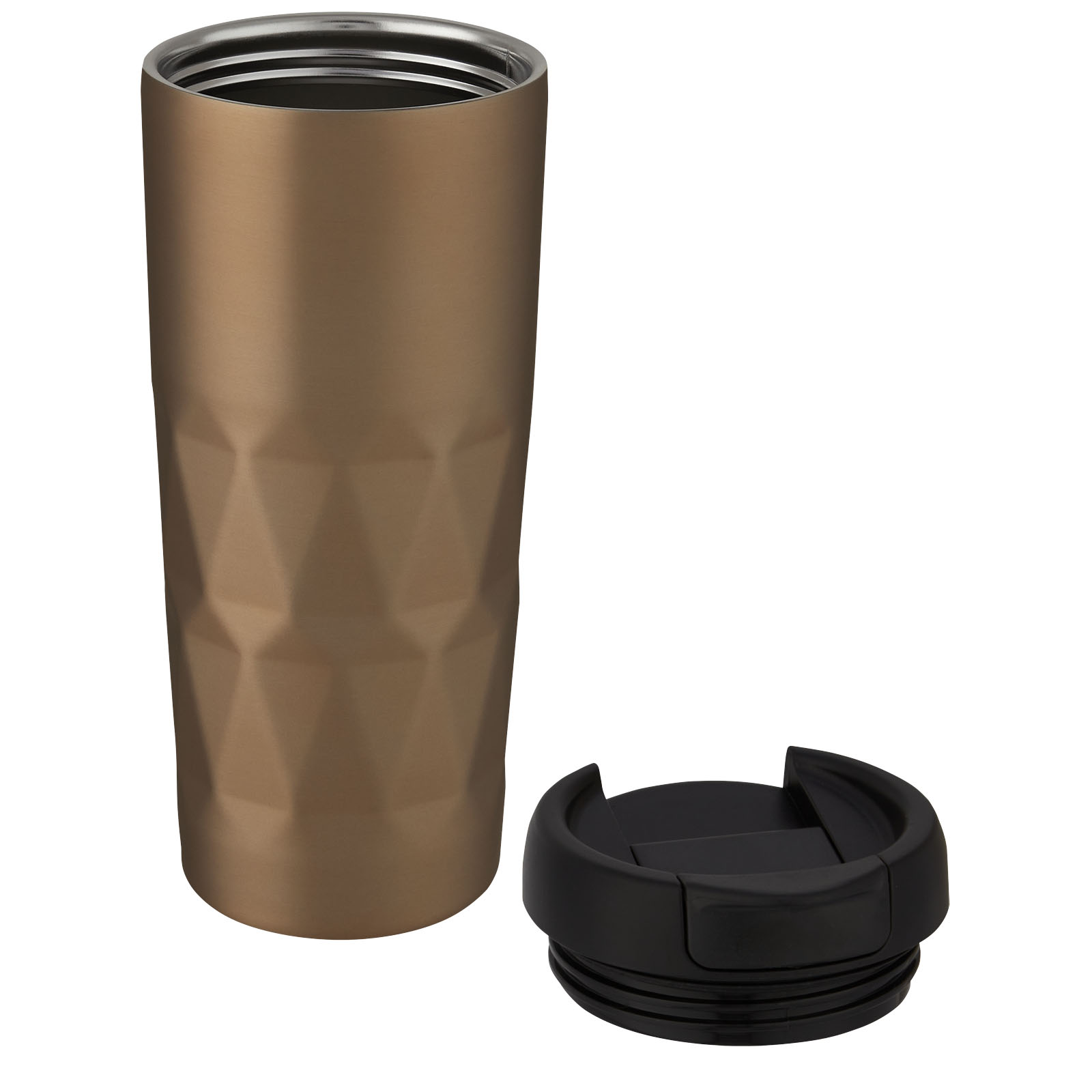 Advertising Insulated mugs - Prism 450 ml copper vacuum insulated tumbler - 2