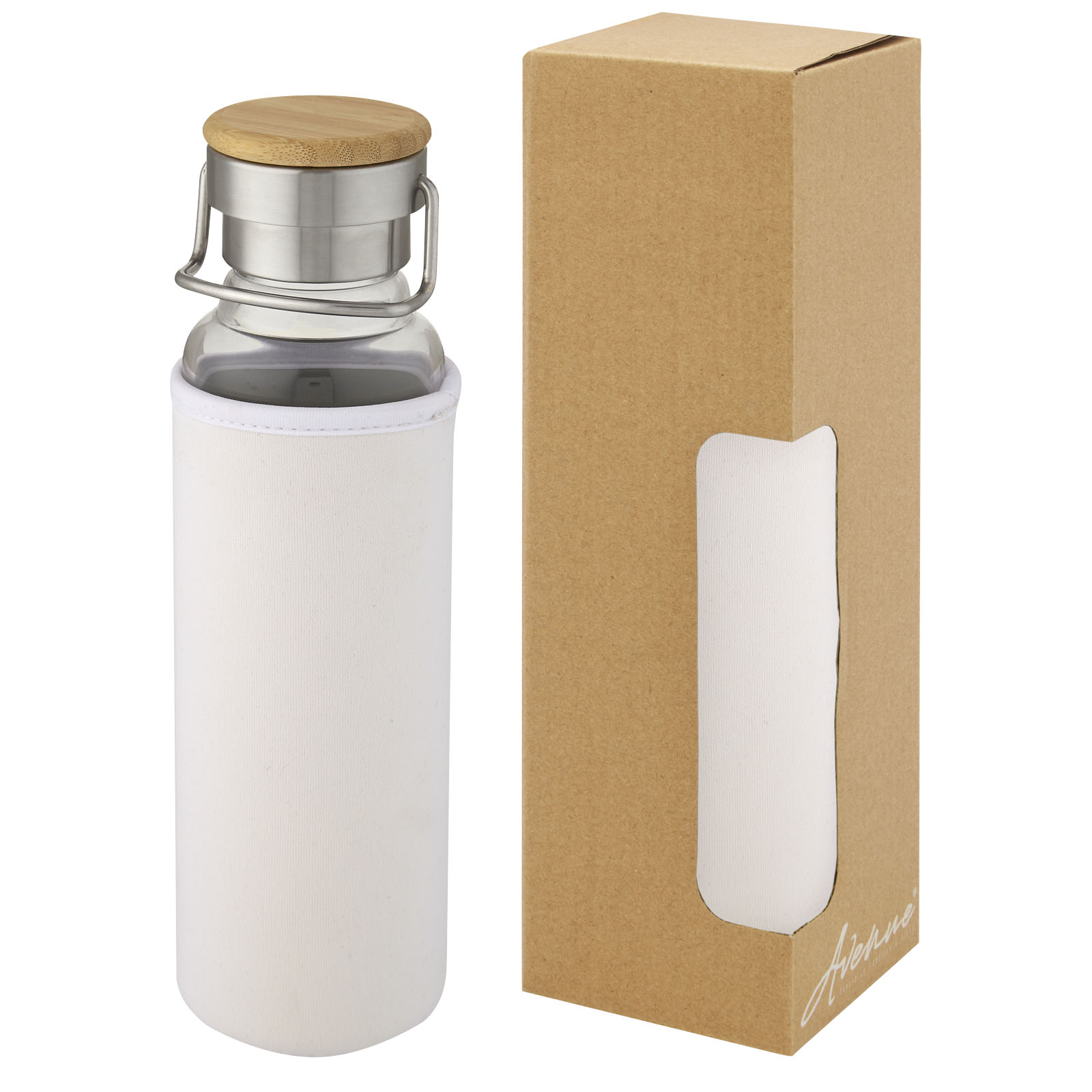 Water bottles - Thor 660 ml glass bottle with neoprene sleeve