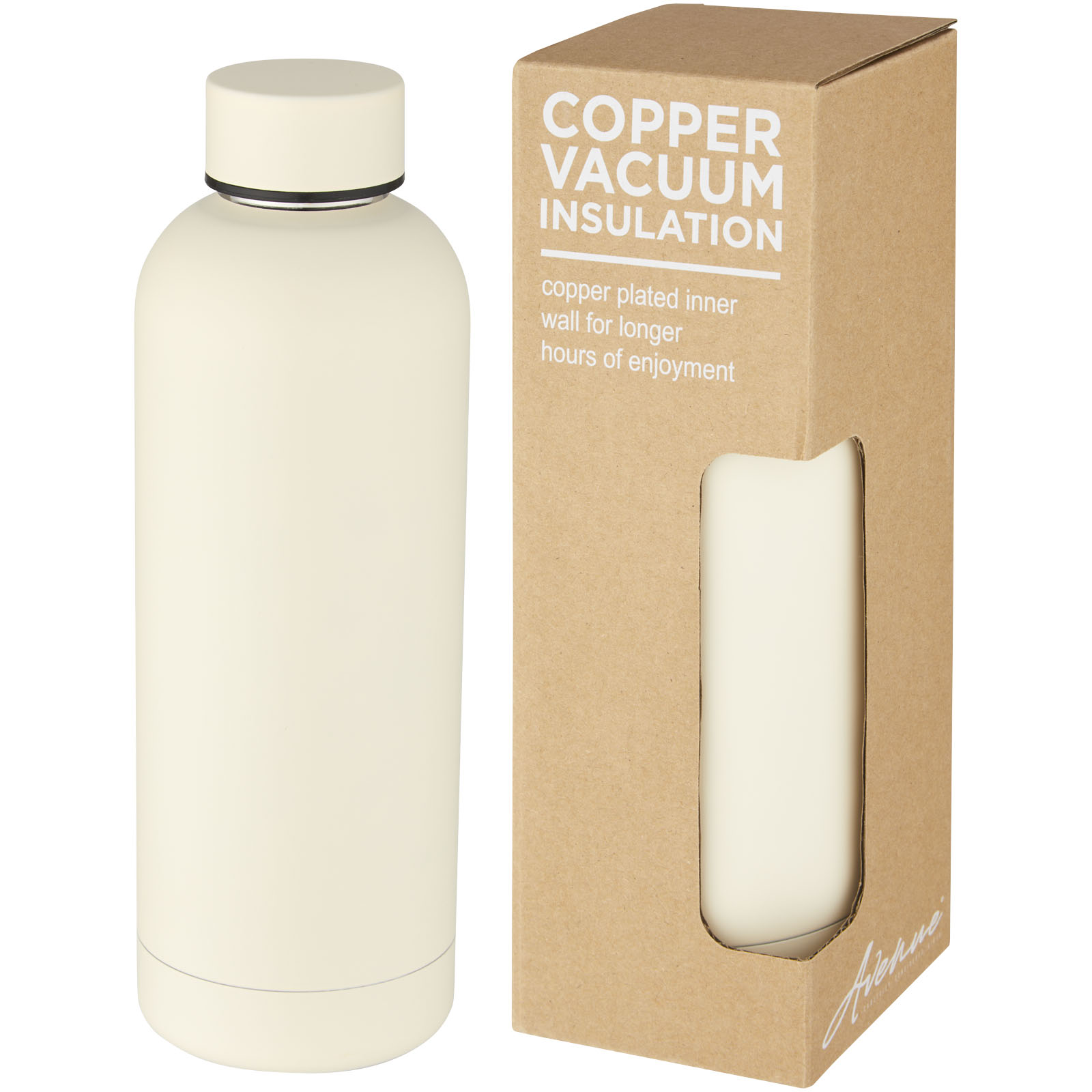 Advertising Water bottles - Spring 500 ml copper vacuum insulated bottle - 0