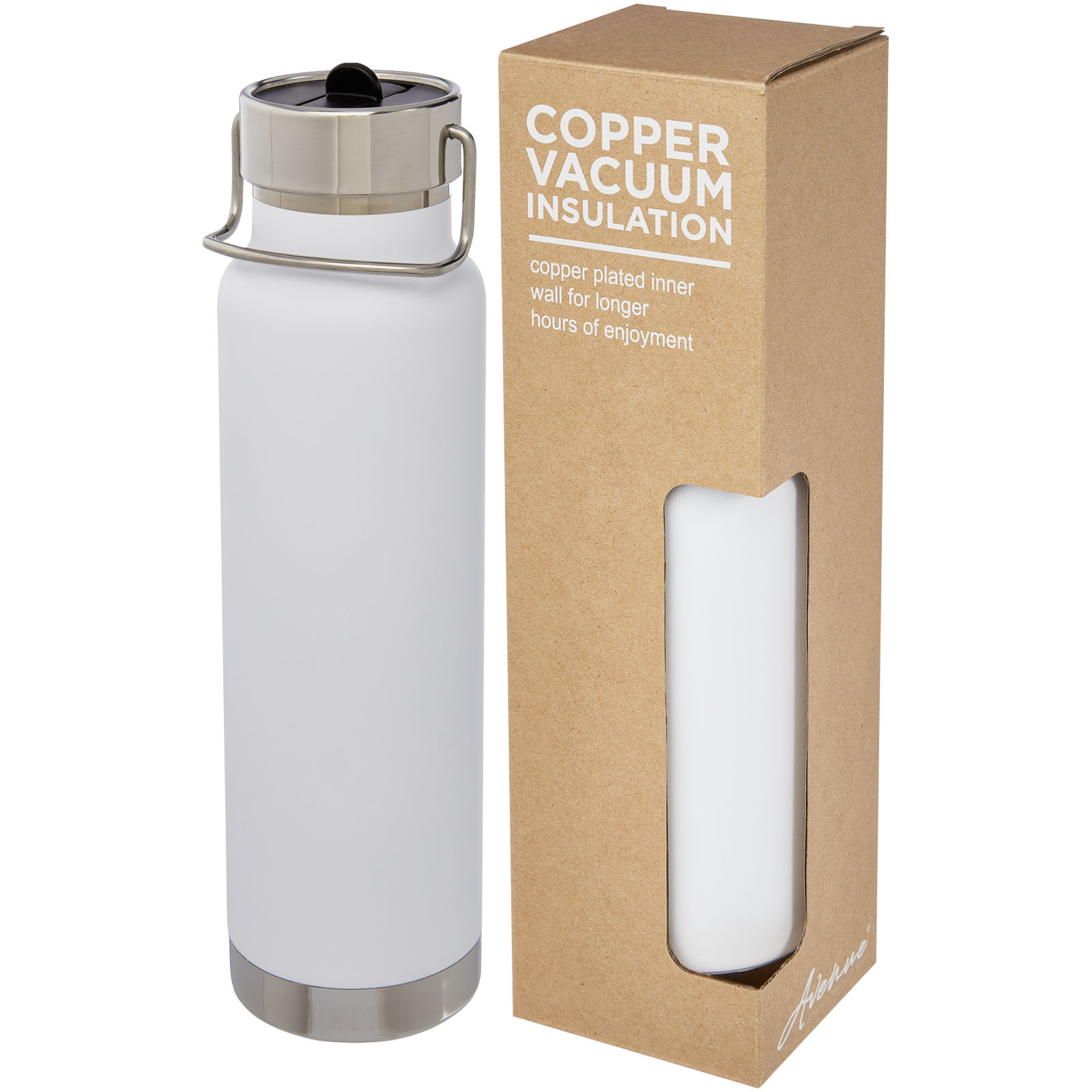 Insulated bottles - Thor 750 ml copper vacuum insulated sport bottle