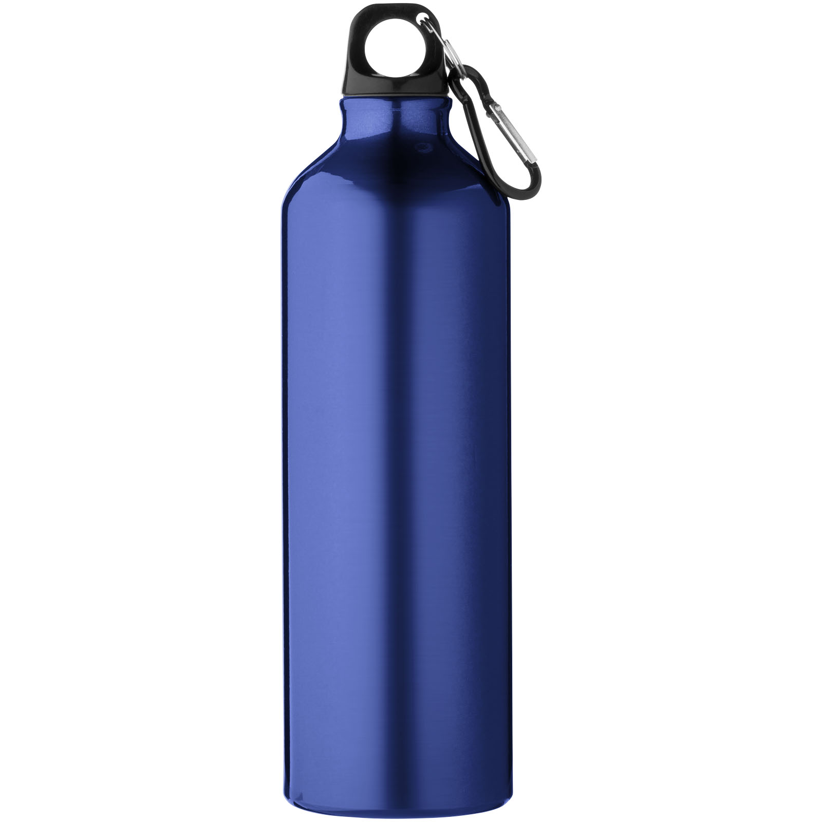Bouteilles d'eau publicitaires - Bouteille d'eau Oregon de 770 ml en aluminium recyclé certifié RCS avec mousqueton - 1
