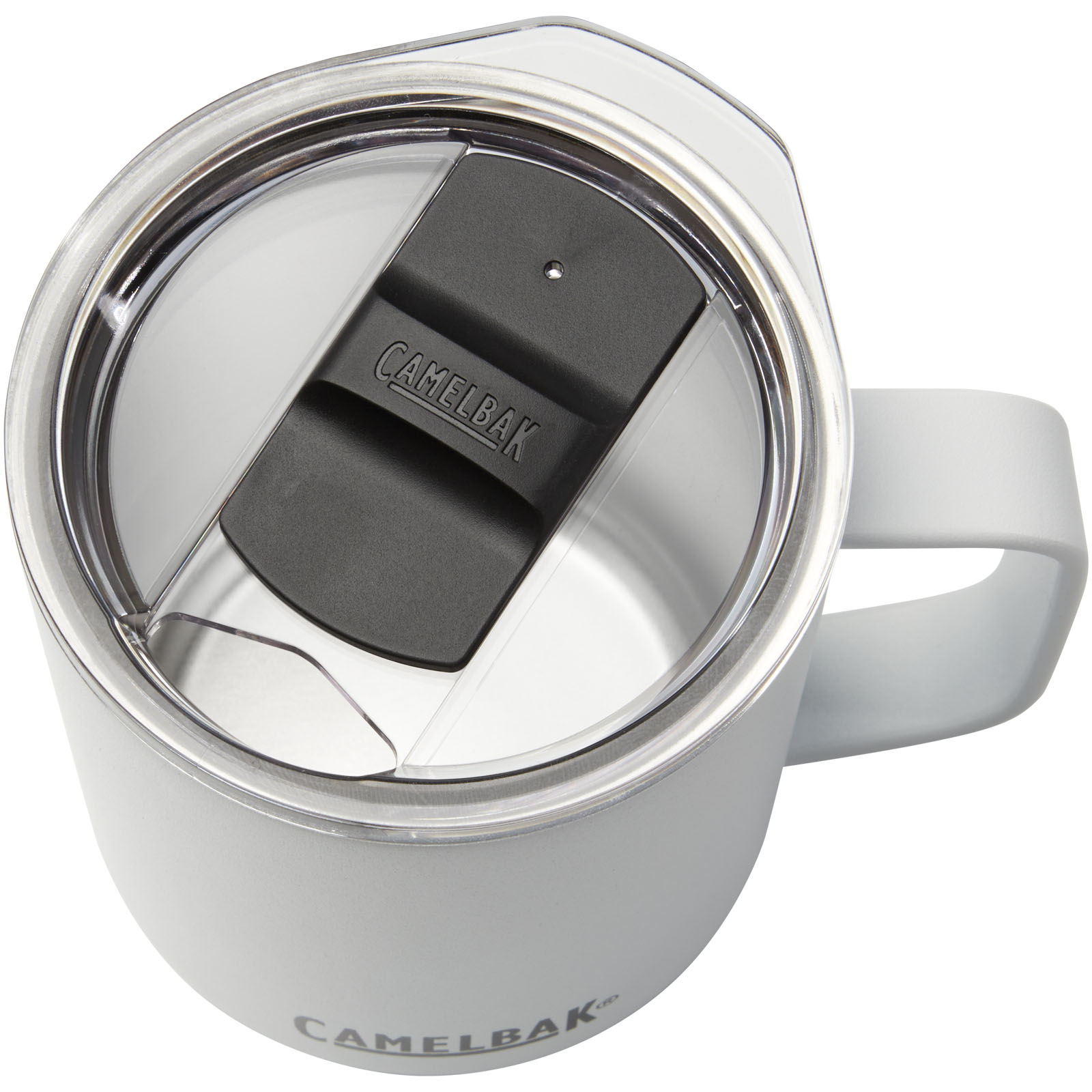 Mugs isothermes publicitaires - Tasse avec isolation sous vide CamelBak® Horizon de 350 ml pour le camping - 4