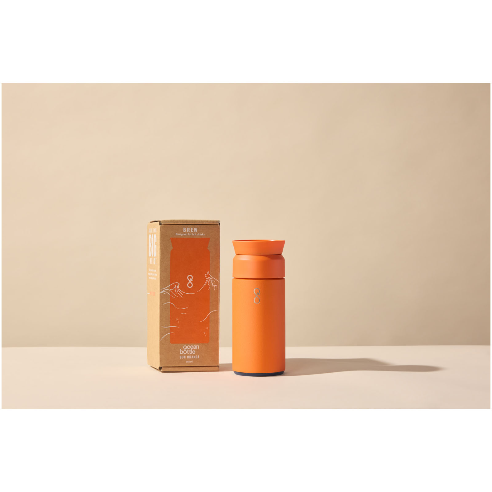 Advertising Insulated mugs - Ocean Bottle 350 ml brew flask - 1