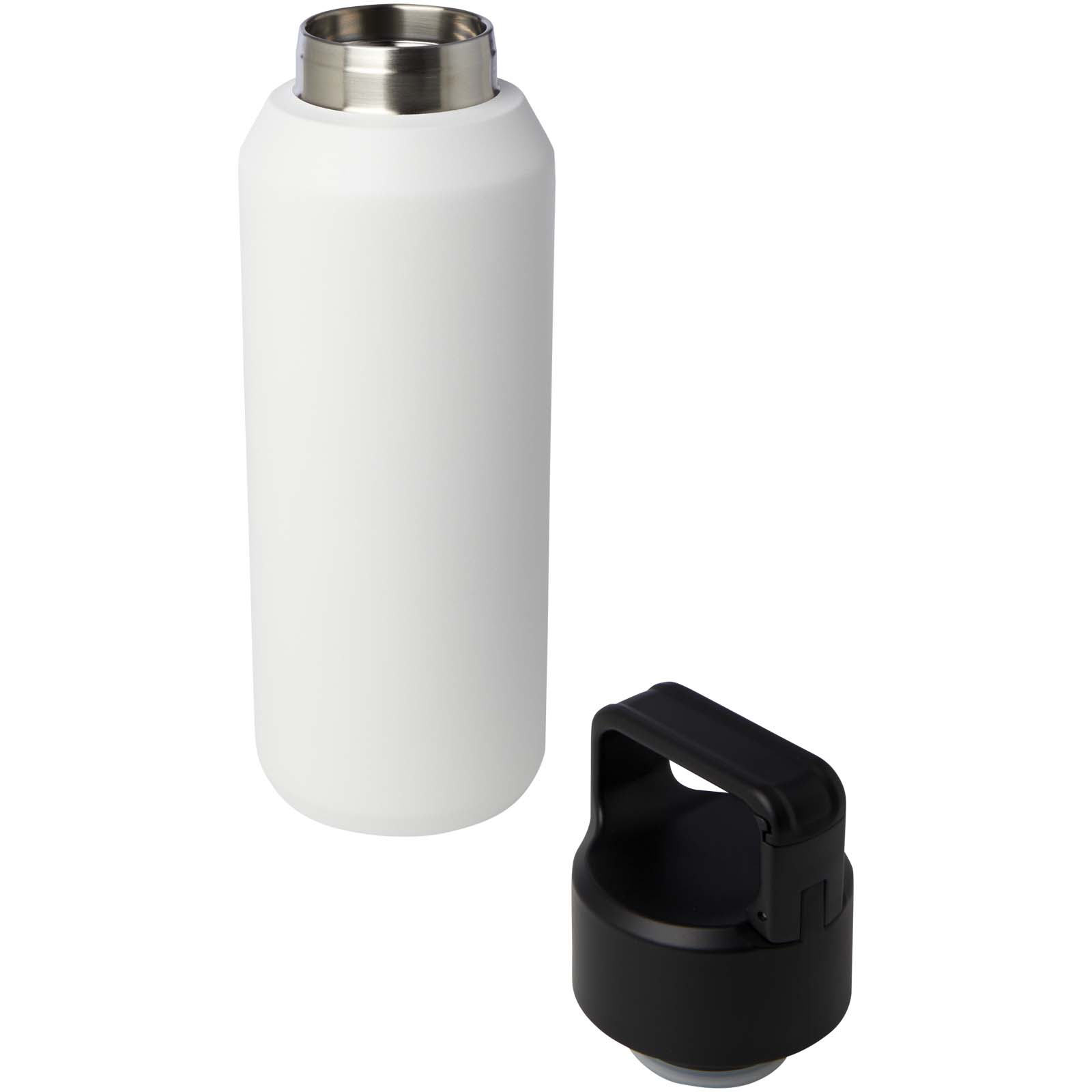 Bouteilles d'eau publicitaires - Bouteille avec isolation sous vide Astra de 600 ml en cuivre et acier inoxydable recyclé certifié RCS - 3