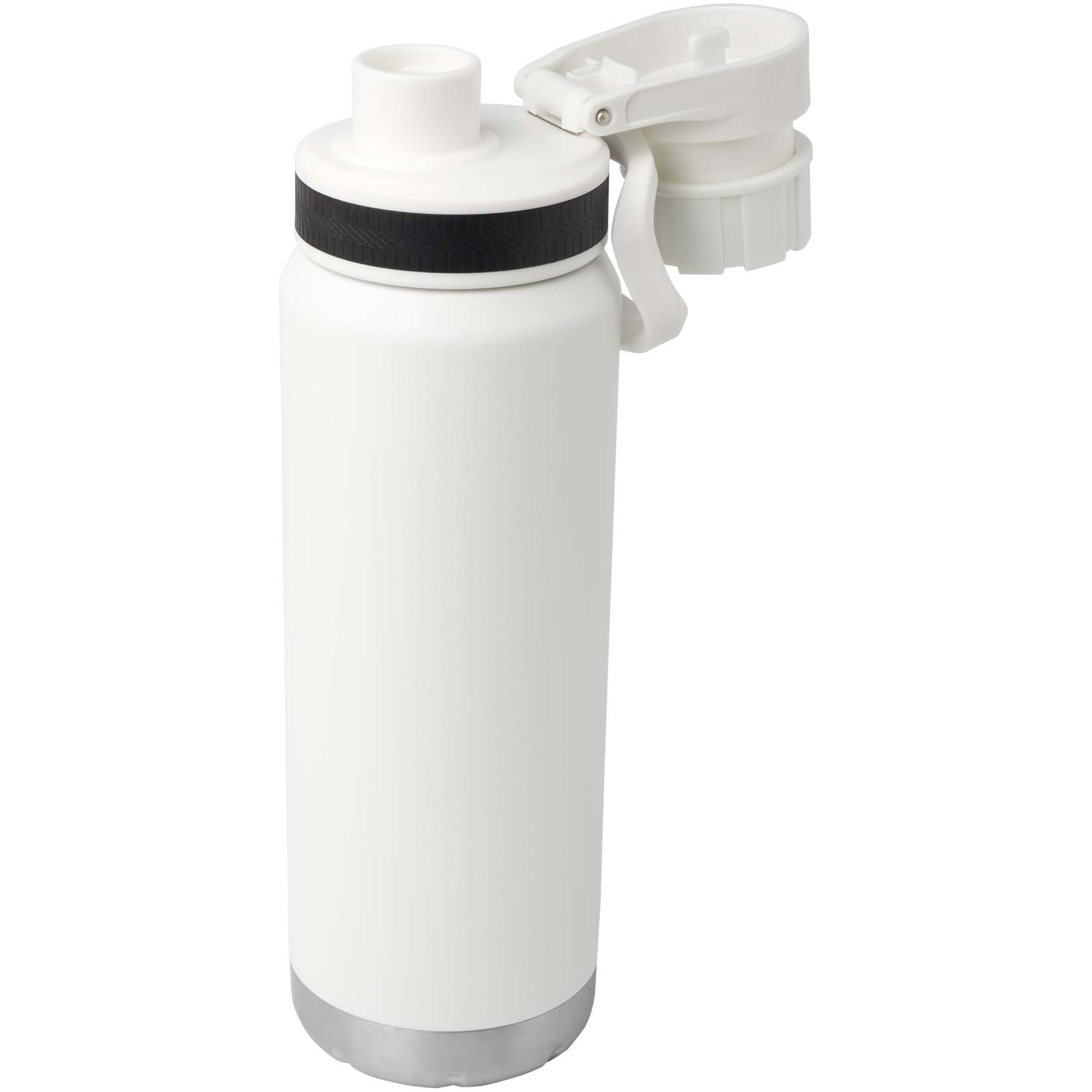 Bouteilles d'eau publicitaires - Bouteille avec isolation sous vide Fortis de 700 ml en cuivre et acier inoxydable recyclé certifié RCS - 4