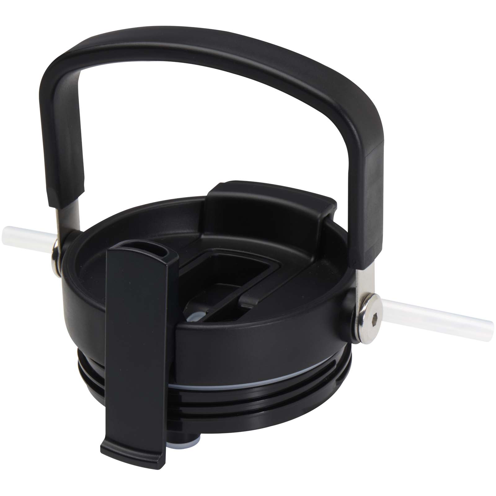 Mugs isothermes publicitaires - Gobelet avec isolation sous vide Bronx en cuivre et acier inoxydable recyclé certifié RCS Bronx de 900 ml avec couvercle à double fonction - 5