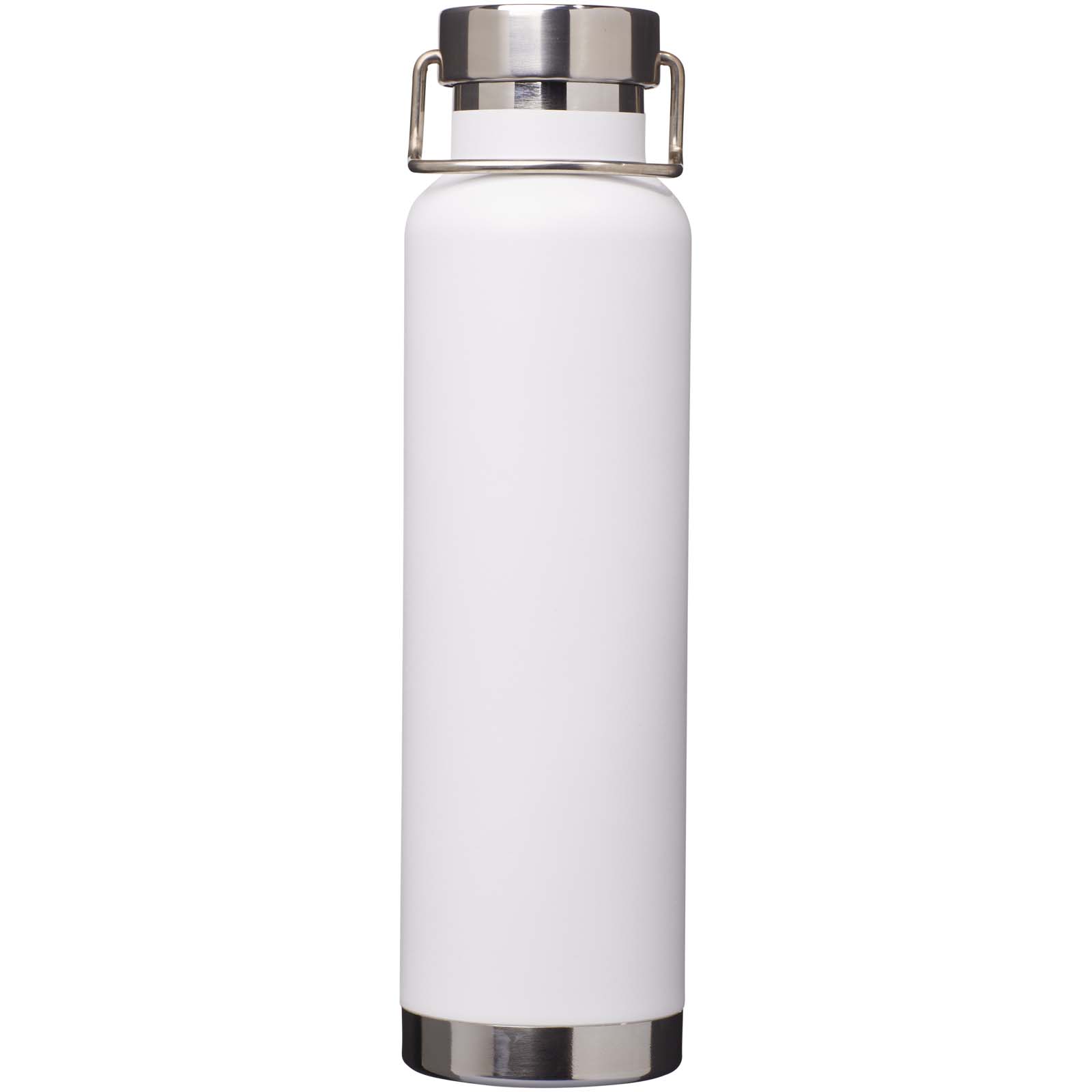 Bouteilles d'eau publicitaires - Bouteille avec isolation sous vide Astra de 650 ml en cuivre et acier inoxydable recyclé certifié RCS  - 1