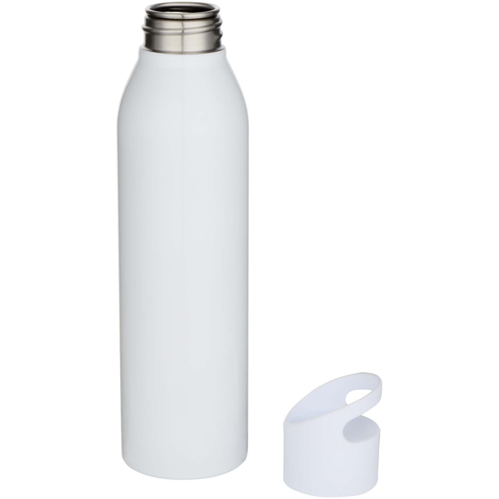 Bouteilles d'eau publicitaires - Bouteille d’eau Sky de 650 ml en acier inoxydable recyclé certifié RCS à simple paroi - 2