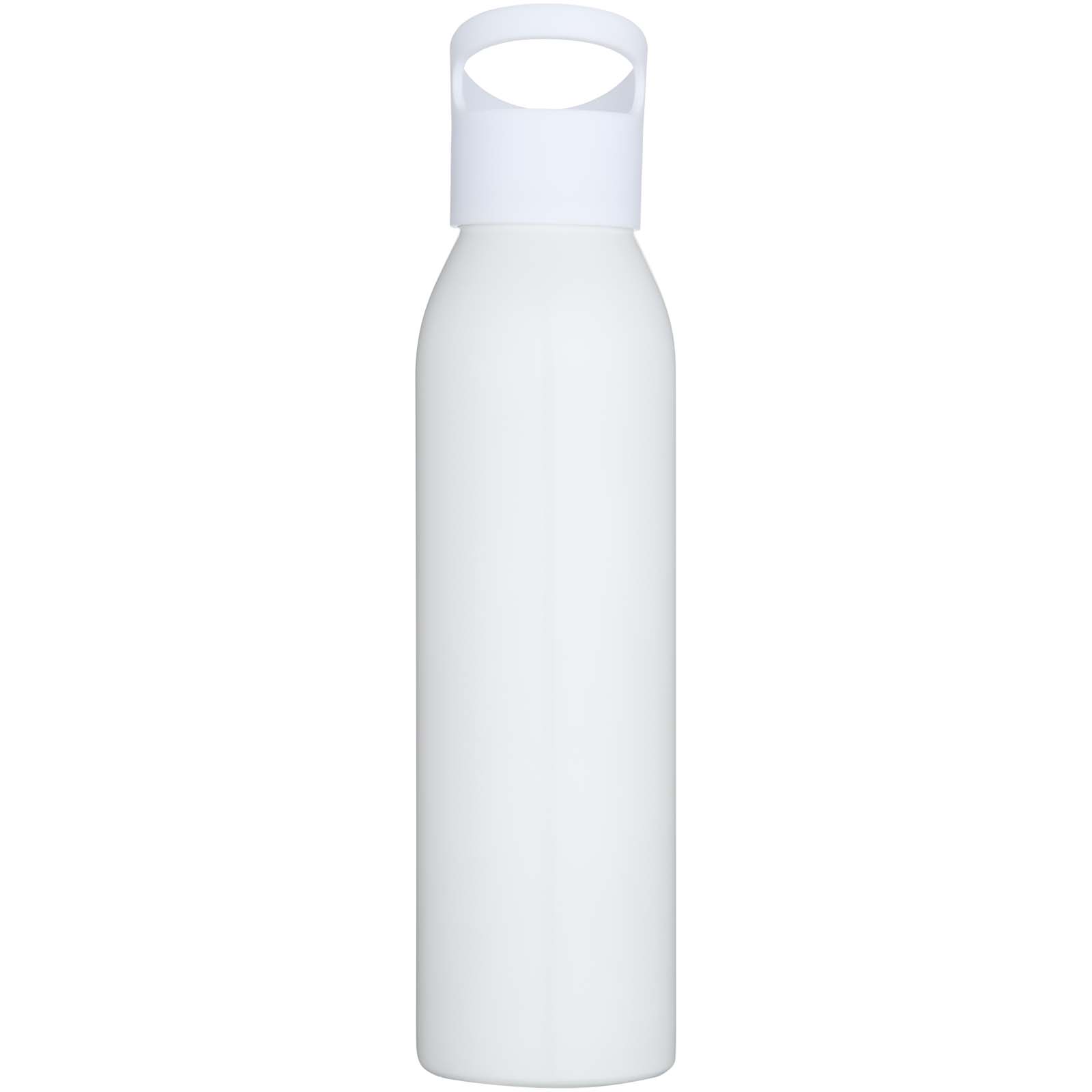 Bouteilles d'eau publicitaires - Bouteille d’eau Sky de 650 ml en acier inoxydable recyclé certifié RCS à simple paroi - 1
