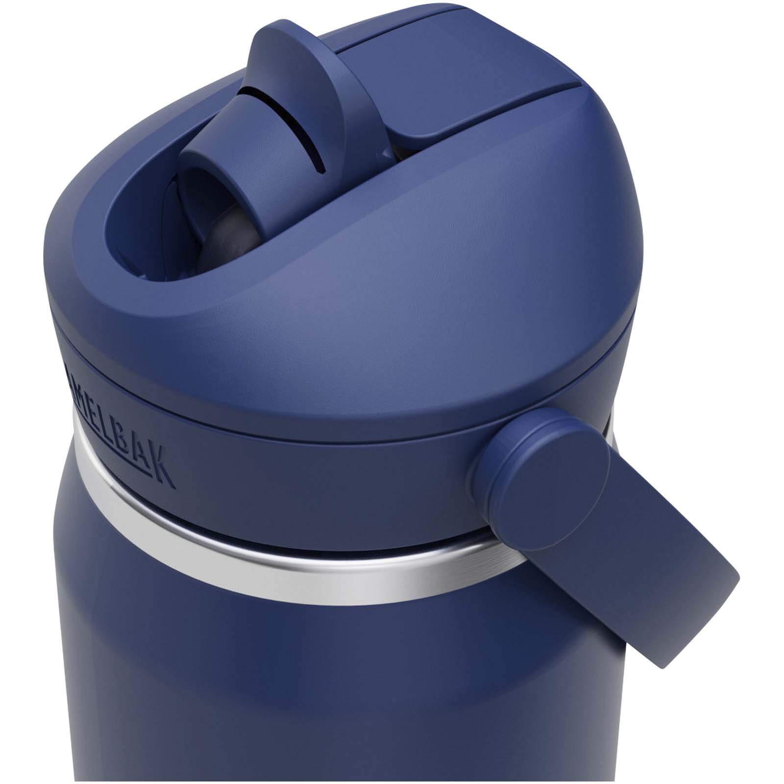Bouteilles d'eau publicitaires - Bouteille d’eau en acier inoxydable de 750 ml avec paille à clapet Camelbak® Thrive Flip VSS - 3