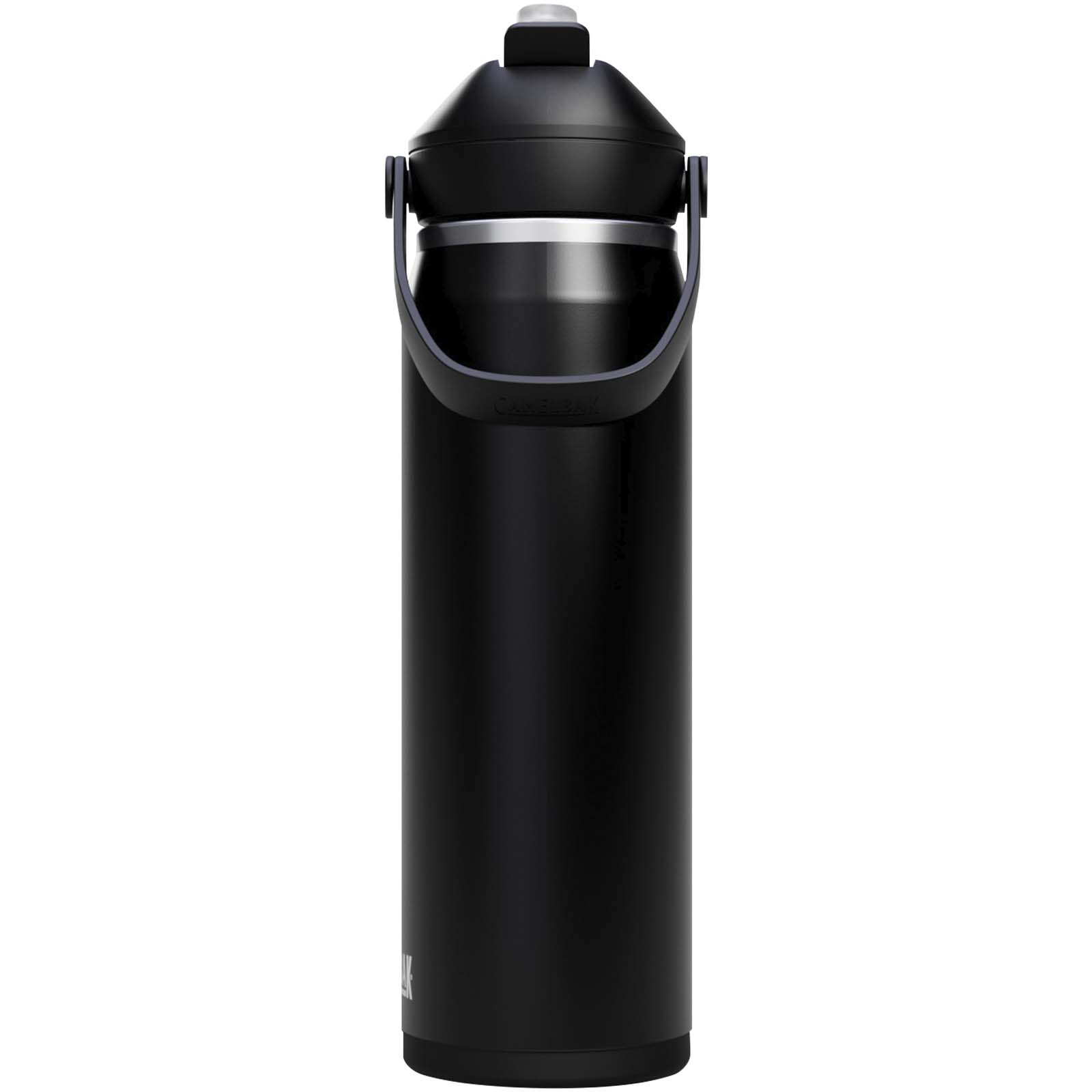 Bouteilles d'eau publicitaires - Bouteille d’eau en acier inoxydable de 740 ml avec paille à clapet Camelbak® Thrive Flip VSS - 1