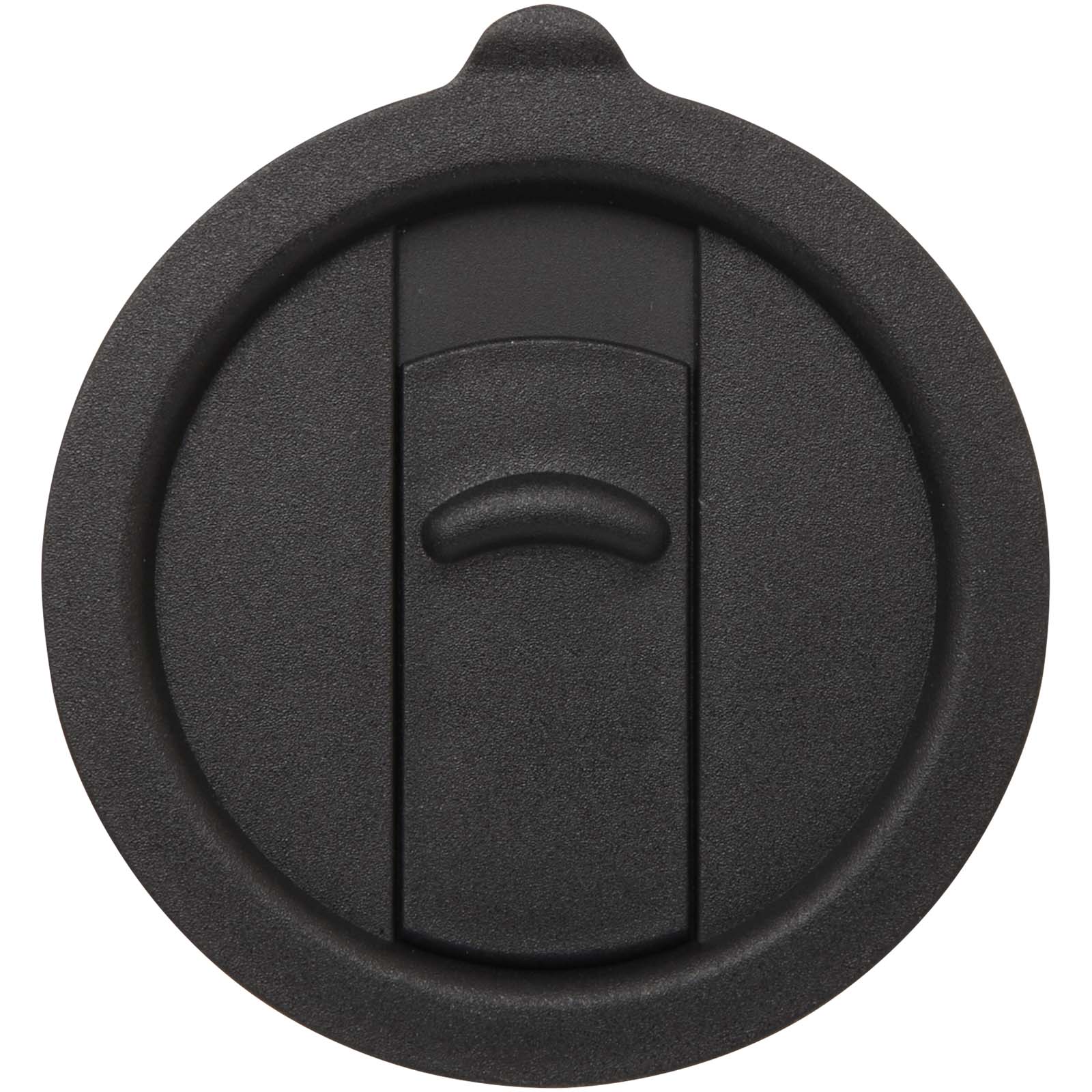 Mugs pour voyager publicitaires - Mug Carter en céramique de 450 ml avec couvercle en plastique - 3