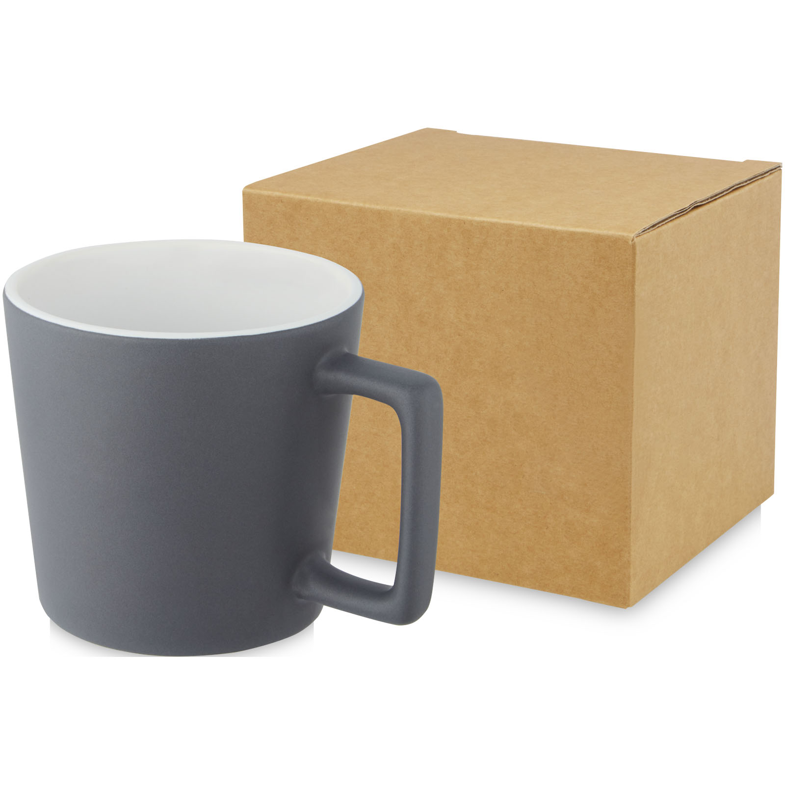 Mugs standard publicitaires - Tasse Cali de 370 ml en céramique avec finition mate - 0
