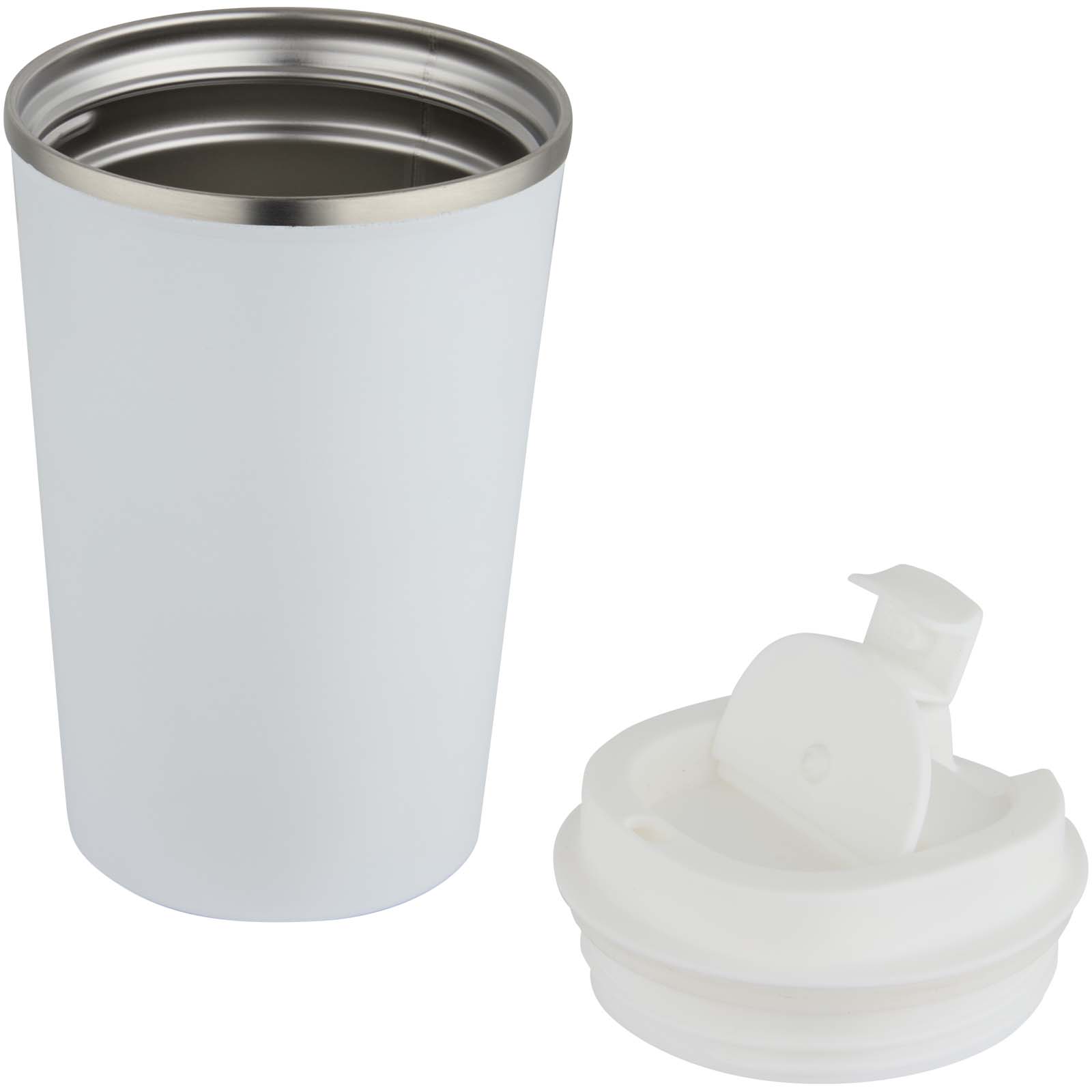 Mugs isothermes publicitaires - Gobelet en acier inoxydable Newport à double paroi de de 350 ml isolé sous vide - 2