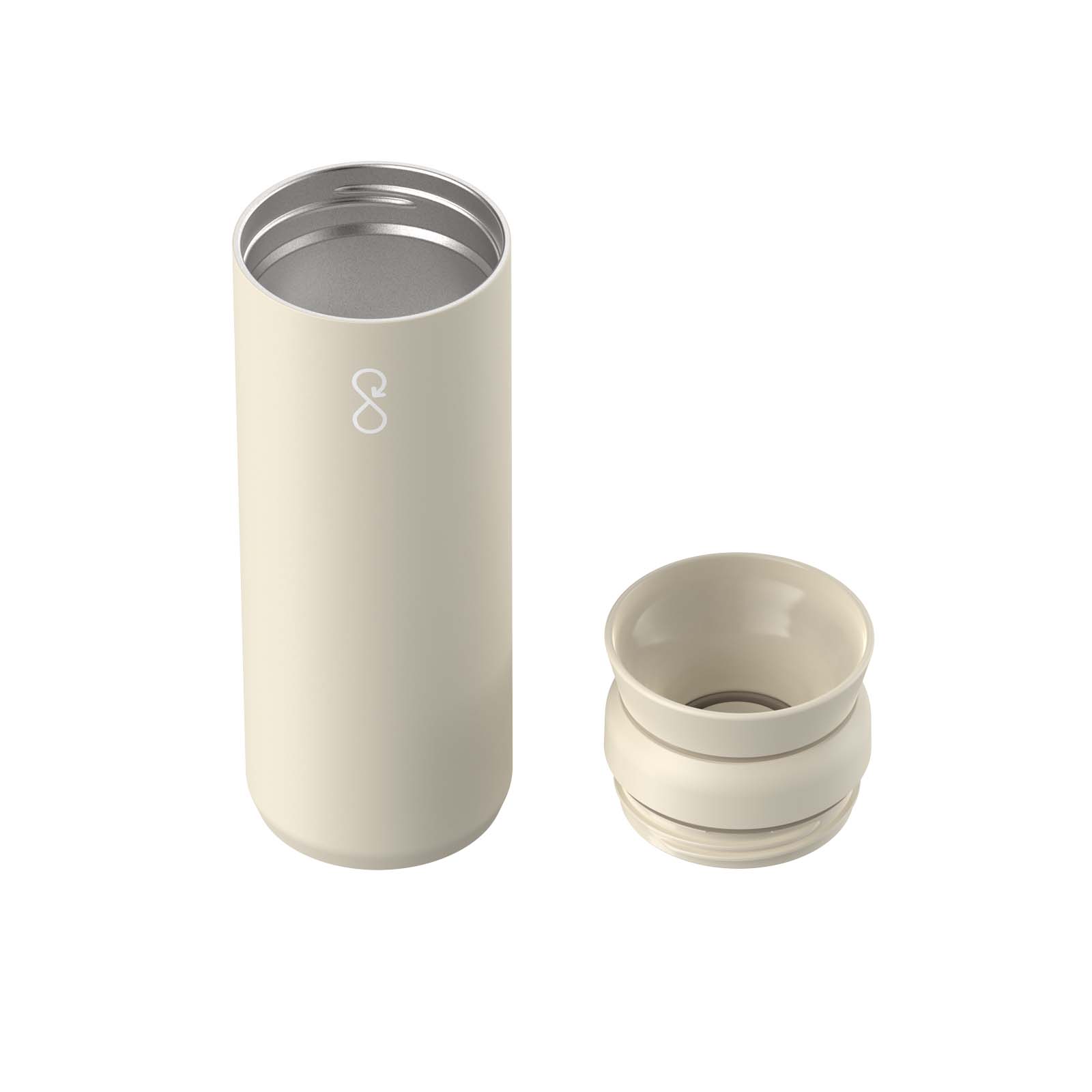 Mugs isothermes publicitaires - Gobelet en acier inoxydable recyclé Ocean Bottle Peak Brew 590 ml - 2